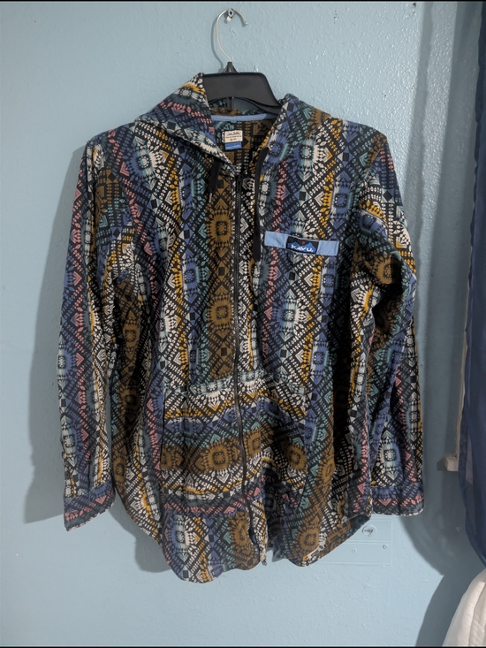 Kavu Other - Kavu Hooded Zip Jacket - Multicolor Aztec Print
